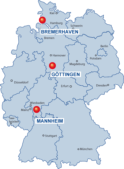 IMEX locations in Germany